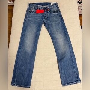 Men's DIESEL TIMMEN 8AT STRAIGHT STUDS Denim 30 x 32 STRAIGHT LEG